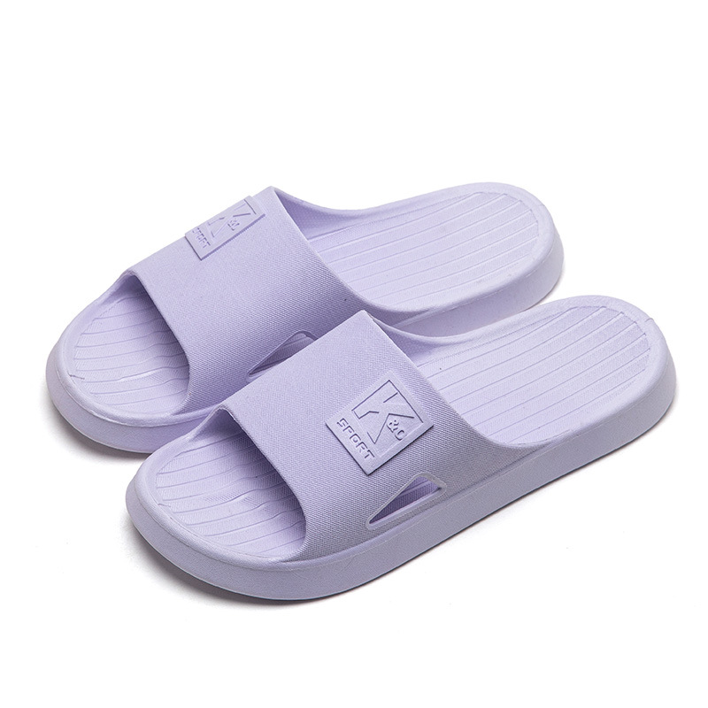 New Slippers Women's Summer Couple Household Indoor Bathroom Bath Non-Slip Outdoor Thick Soft Bottom Slippers Men