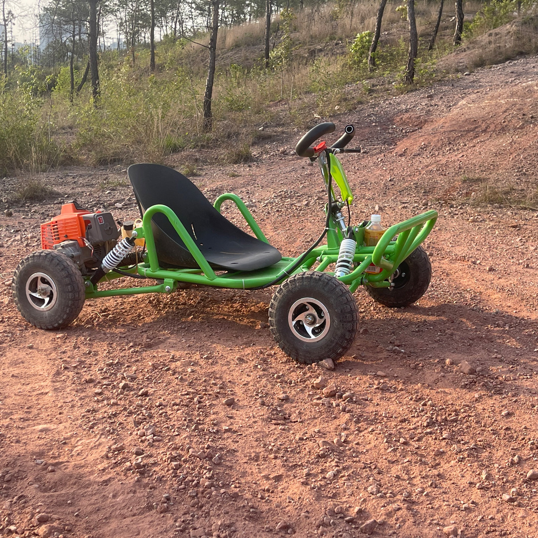 汽油二冲程越野卡丁车 草地竞技游玩车 户外休闲卡丁车-阿里巴巴