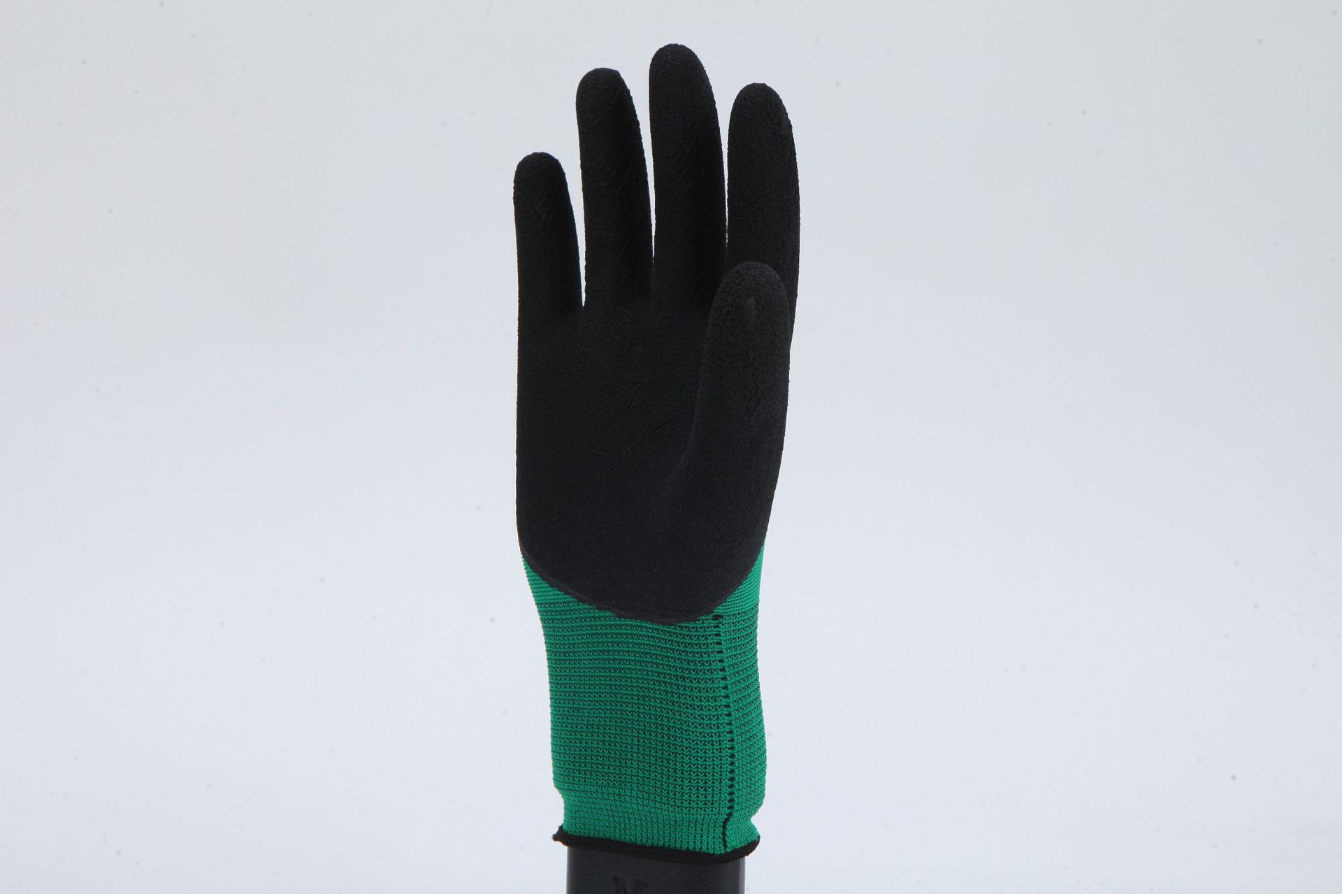 手套劳保干活批发男工地防滑耐磨胶手套园林工作尼龙浸胶橡胶手套