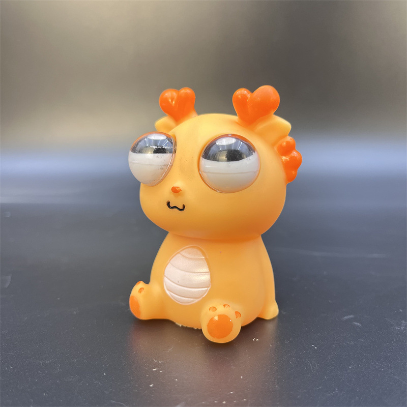 Blast Eye Dragon Squeezing Toy Decompression Toy Dragon Year Squeeze Stare Xlongren Doll Vent Blast Eye Dragon Toy Wholesale