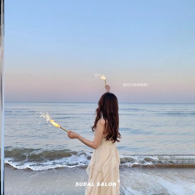 夏天适合在去海边氛围感裙子玩拍照穿的衣服超仙气质沙滩连衣长裙