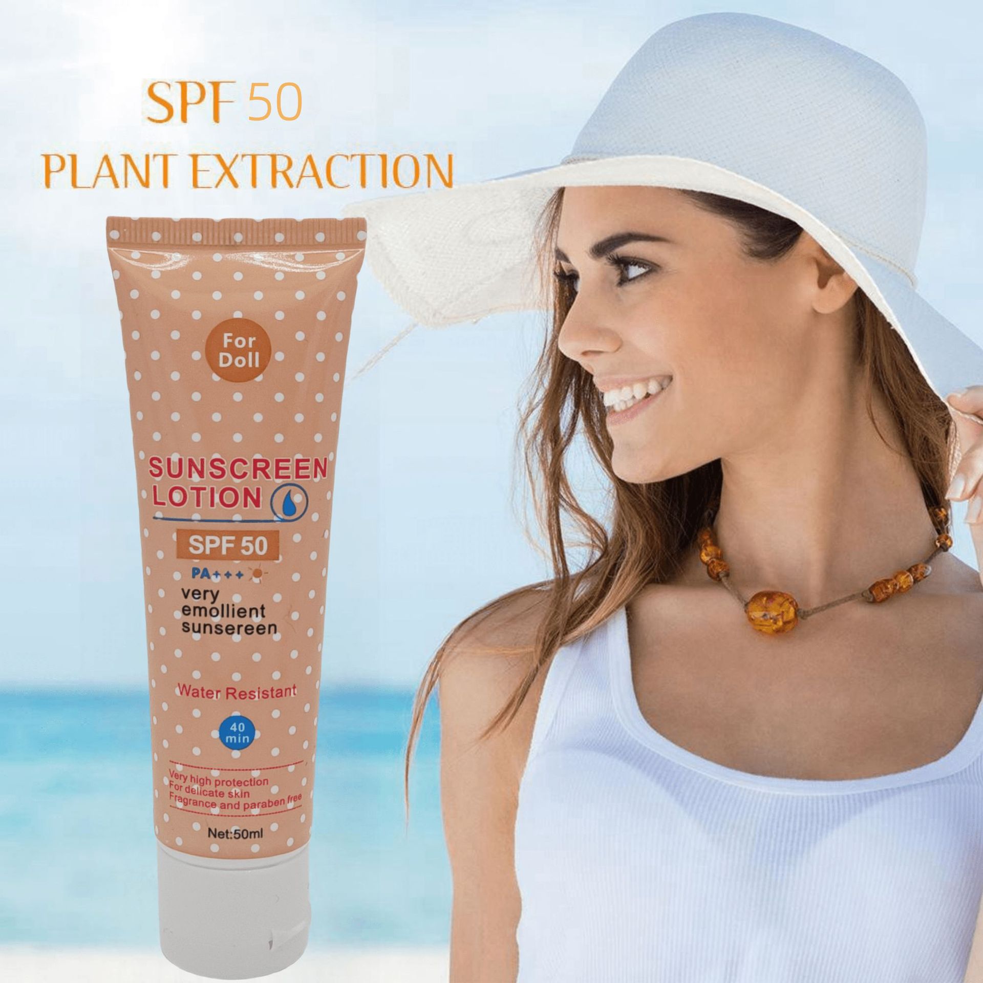 sunscreen lotion靓肤隔离防护霜 清爽不油腻防紫外线夏季必备