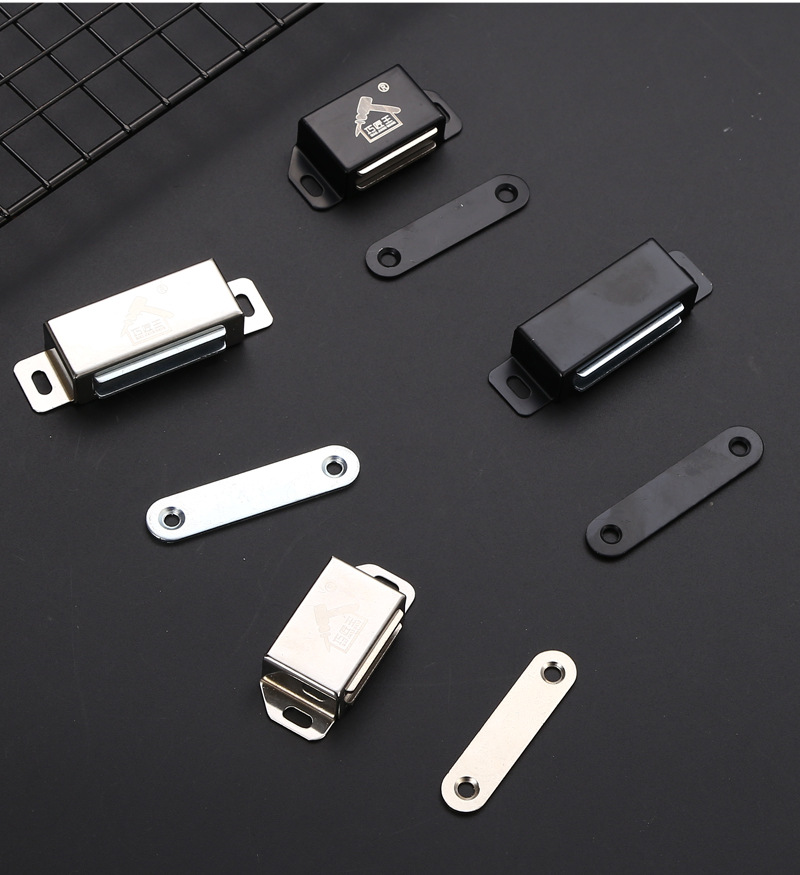 榕固不锈钢磁吸家具门吸强力磁性衣柜门不锈钢磁碰柜门柜吸磁碰