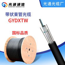 光缆厂批发单多模铠装室外光纤GYDXTW中心管式24 36 48芯带状光缆