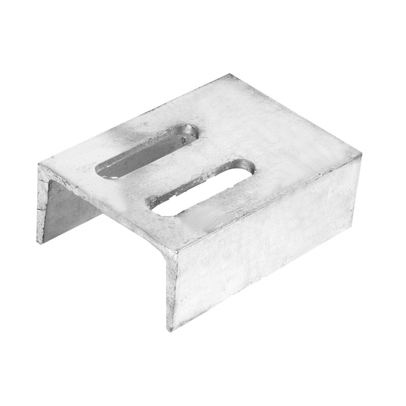 幕墙配件热镀锌10#槽钢转接件u型槽连接件预埋槽道c型槽冲压加工