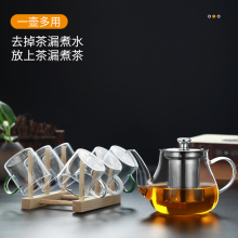 3DWF加厚玻璃茶壶耐热耐高温煮茶壶家用泡茶壶养生花茶壶功夫茶具