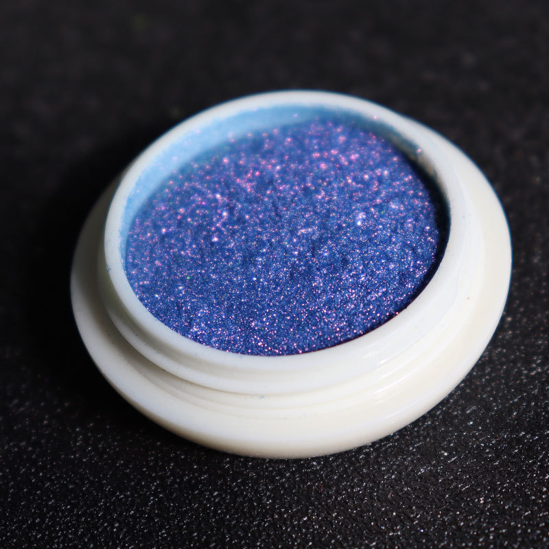 彩妆变色龙珠光粉美甲眼妆口红变色粉滴胶水晶泥角度变色珠光颜料