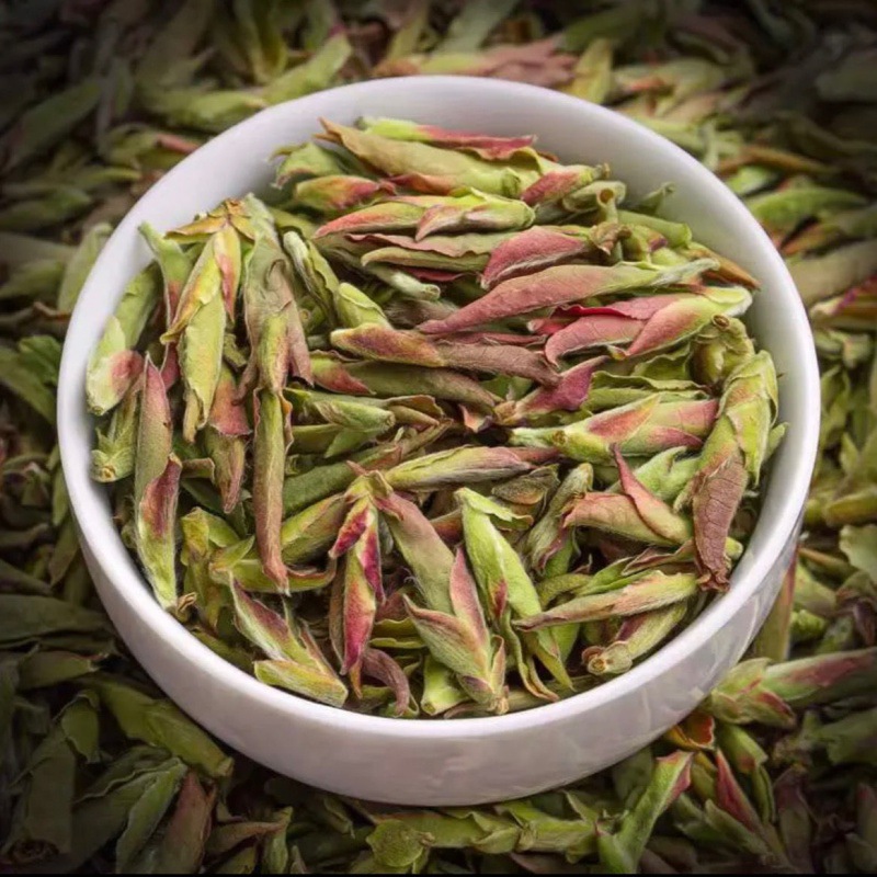 2022年头春茶云南野生紫芽苞茶古树白芽孢茶普洱茶生茶野花香散茶