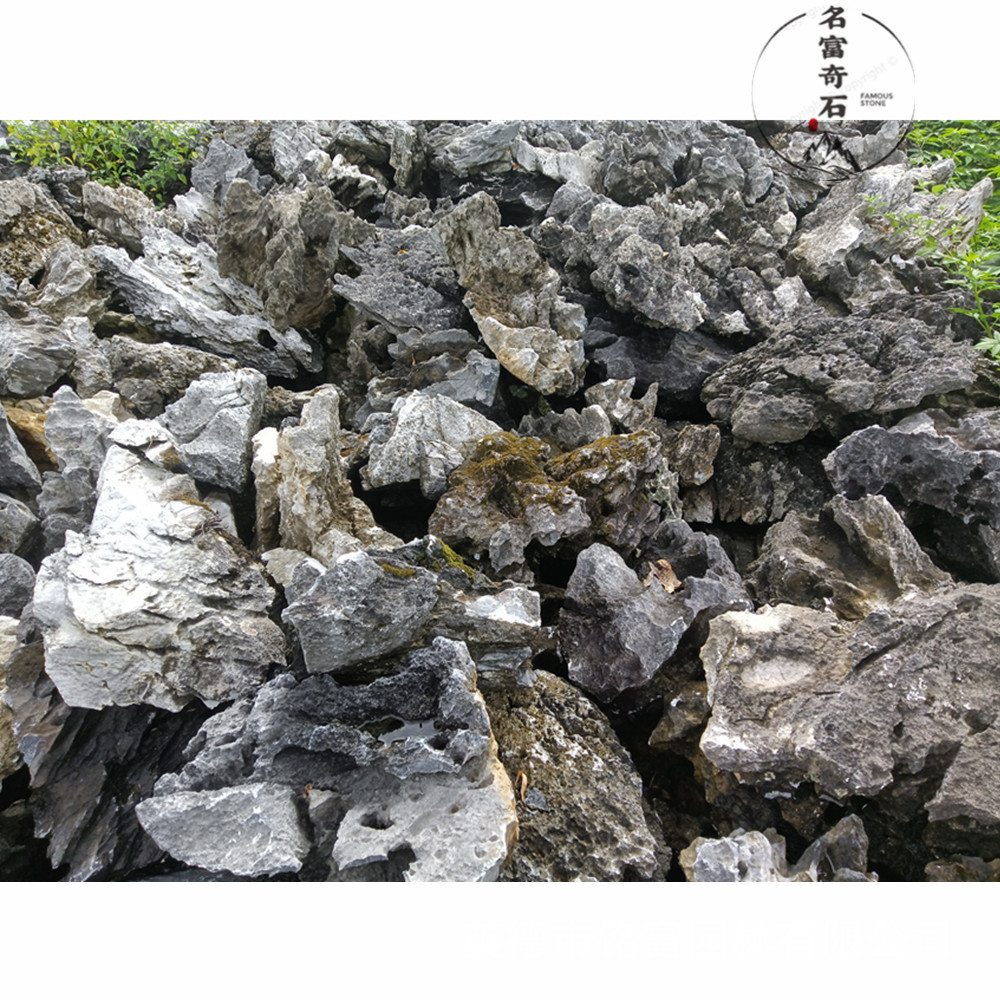 英石就其质地而论,可分为阳石和阴石两类.