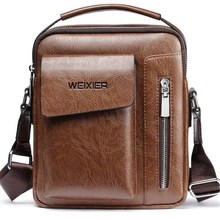 handbag Man Messenger Bag 2 Set Men Pu Leather Shoulder跨境