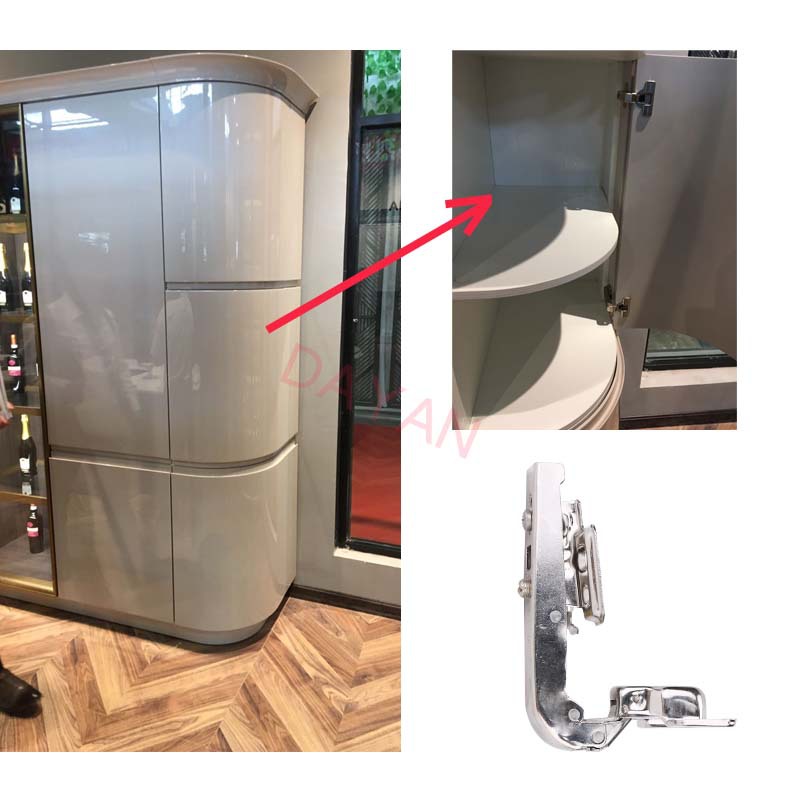 90°度液压铰链 带阻尼180度平开门 不锈钢 铁异形折叠转角柜厂家