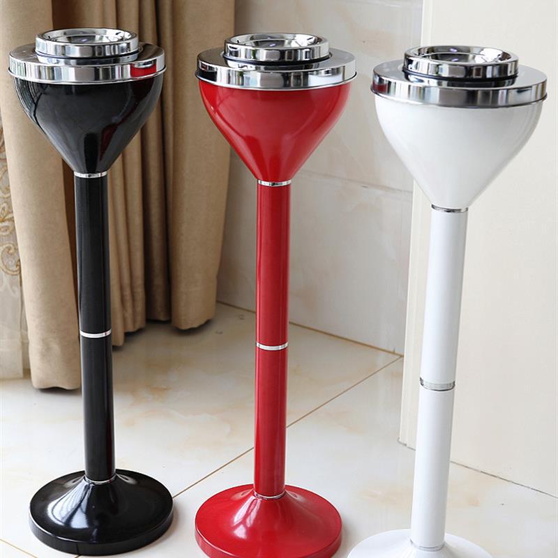 立式卫生间烟灰缸创意个性电梯口厕所客厅带盖办公室大号落地烟缸