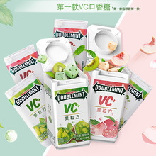 绿箭VC果粒方口香糖35g*6瓶木糖醇白桃奇异果味清新口气糖果零食
