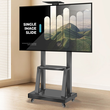 移动电视支架会议教学直播一体机支架立式落地电视机推车电视架