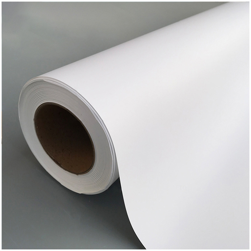 千帆弱溶剂pp合成纸210g双哑面户外喷绘易拉宝展览厅专用卷材
