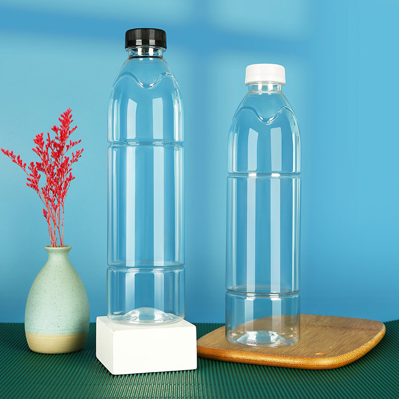 1000ml矿泉水瓶食品级透明pet商用包装1l油样果汁酒饮料空塑料瓶