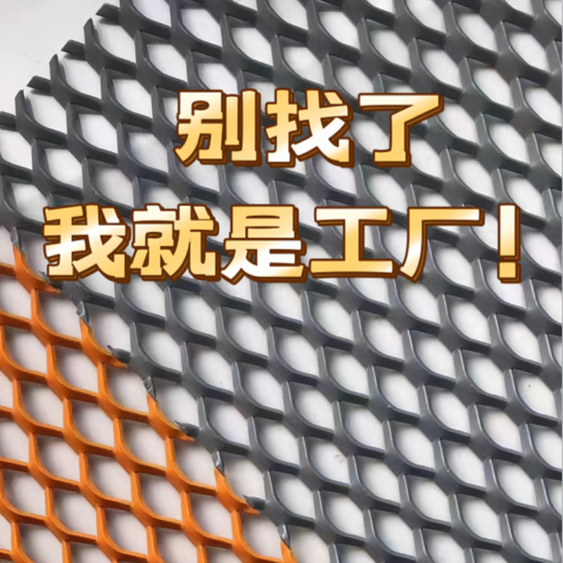 铁网吊顶钢板网天花吊顶广告牌装饰网菱形拉伸扩张网幕墙装饰网