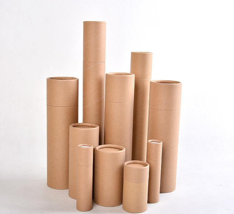 纸管纸筒现货批发 牛皮纸画筒海报筒快递包装筒工业圆筒diy手工