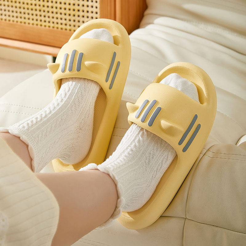 Japanese Style Household Minimalist Non-Slip Slippers Women's Summer Fashion New Indoor Flat Bathroom Bath Slippers