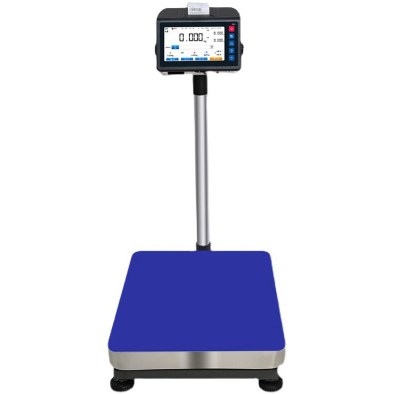 上海耀华a31智能电子秤 60kg150kg触摸屏电子台秤 高精度打印秤