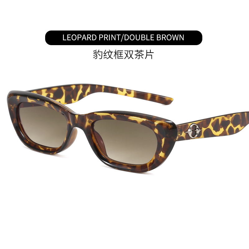 2023 New Sunglasses Women's High-Grade UV Protection Sun Glasses Men's Retro Trendy Oval Sun Glasses Small Spectacle Frame Sunglasses