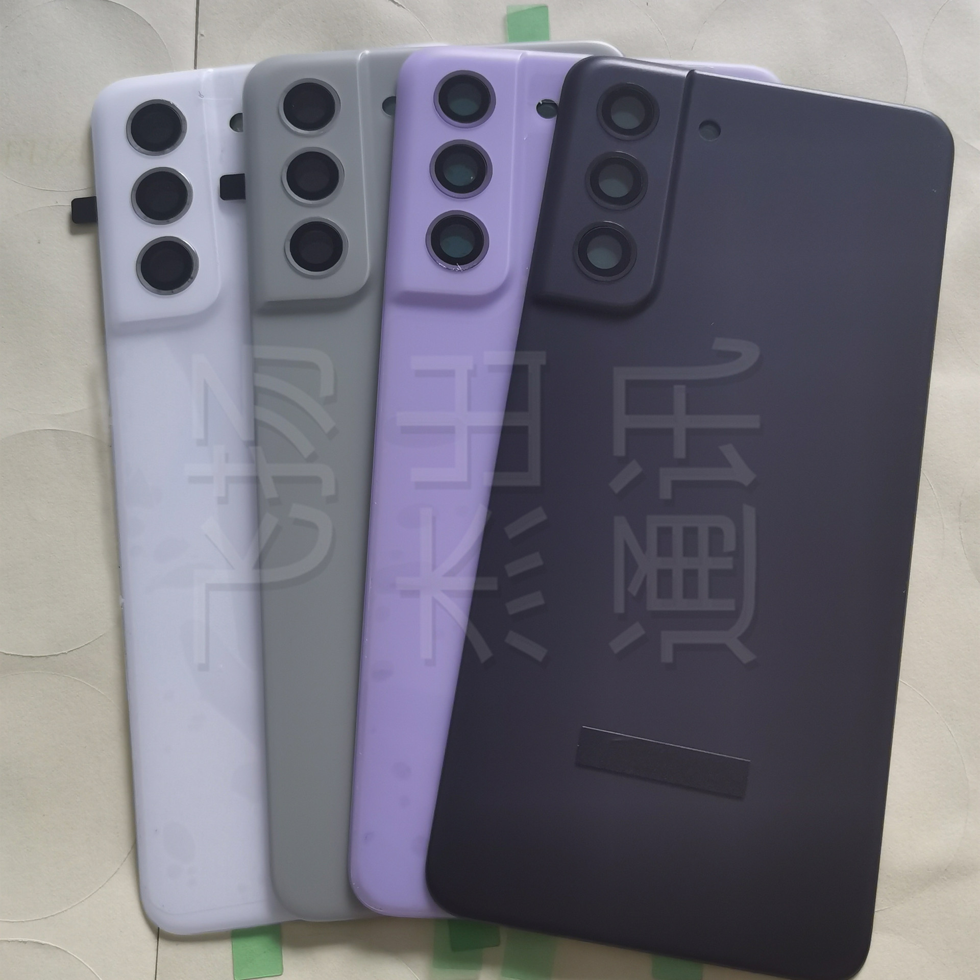 适用于 三星 s21fe 5g版 g9900 电池盖 后盖外壳相框后壳塑料镜片