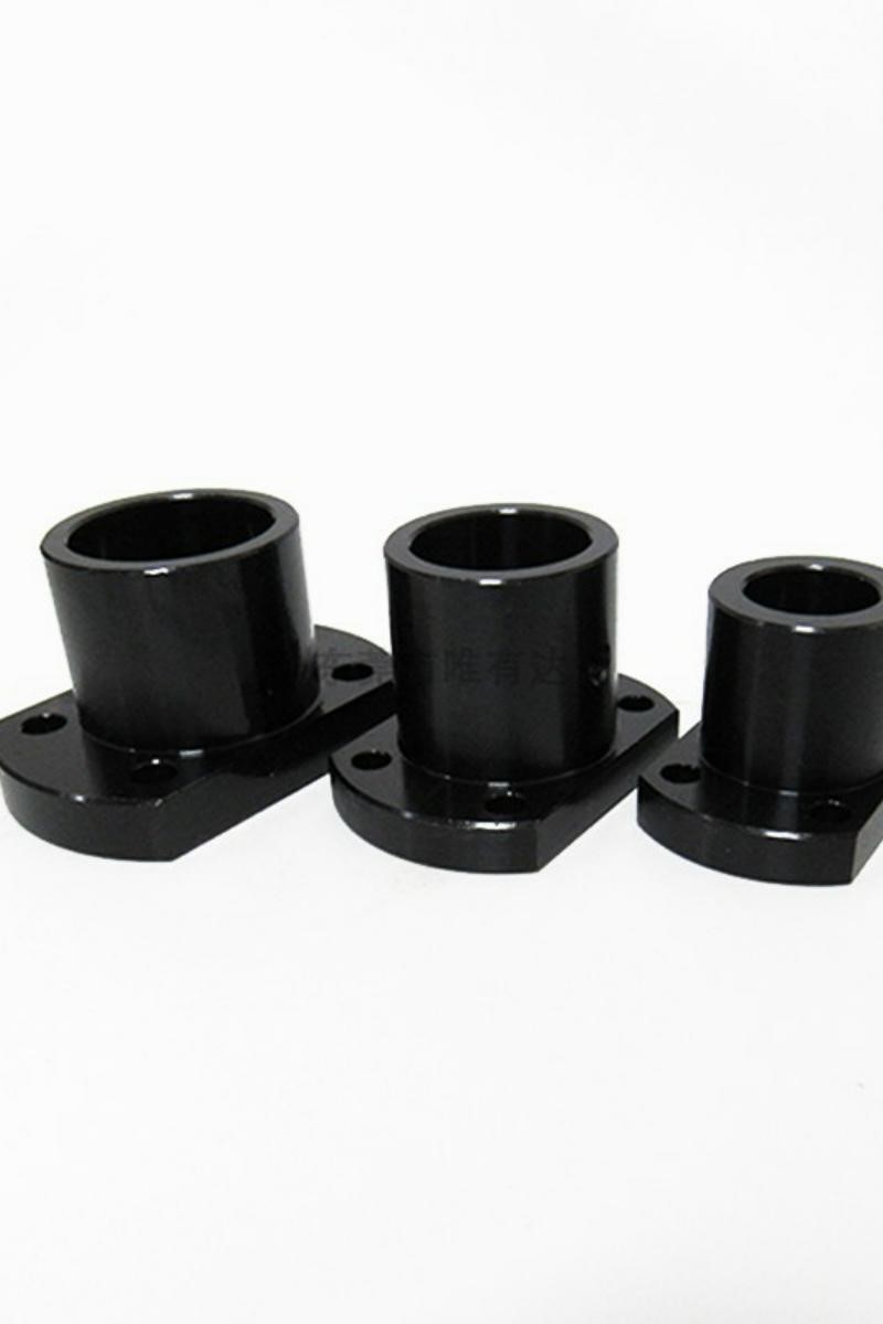 钢制对边法兰导向轴支座光轴固定底座支撑座sthcb gaf21支架配件