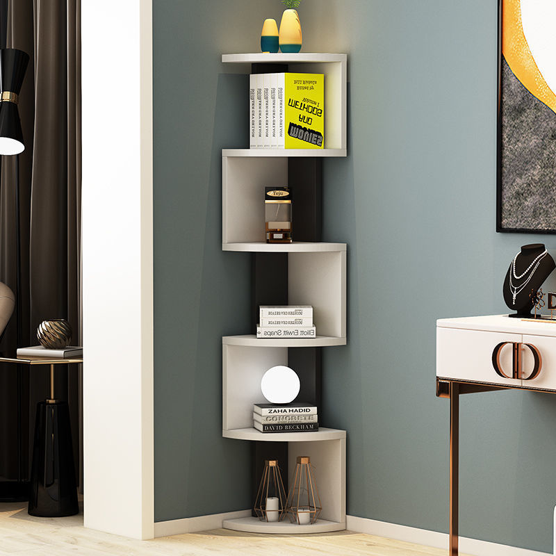 三角形书架落地