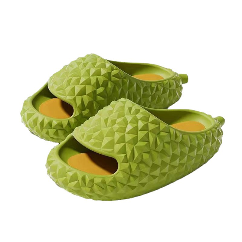 Women's Summer Fashion Durian Couple Household Slippers Internet Celebrity Women's Outdoor Slippers Cross-Border in Stock Wholesale Generation