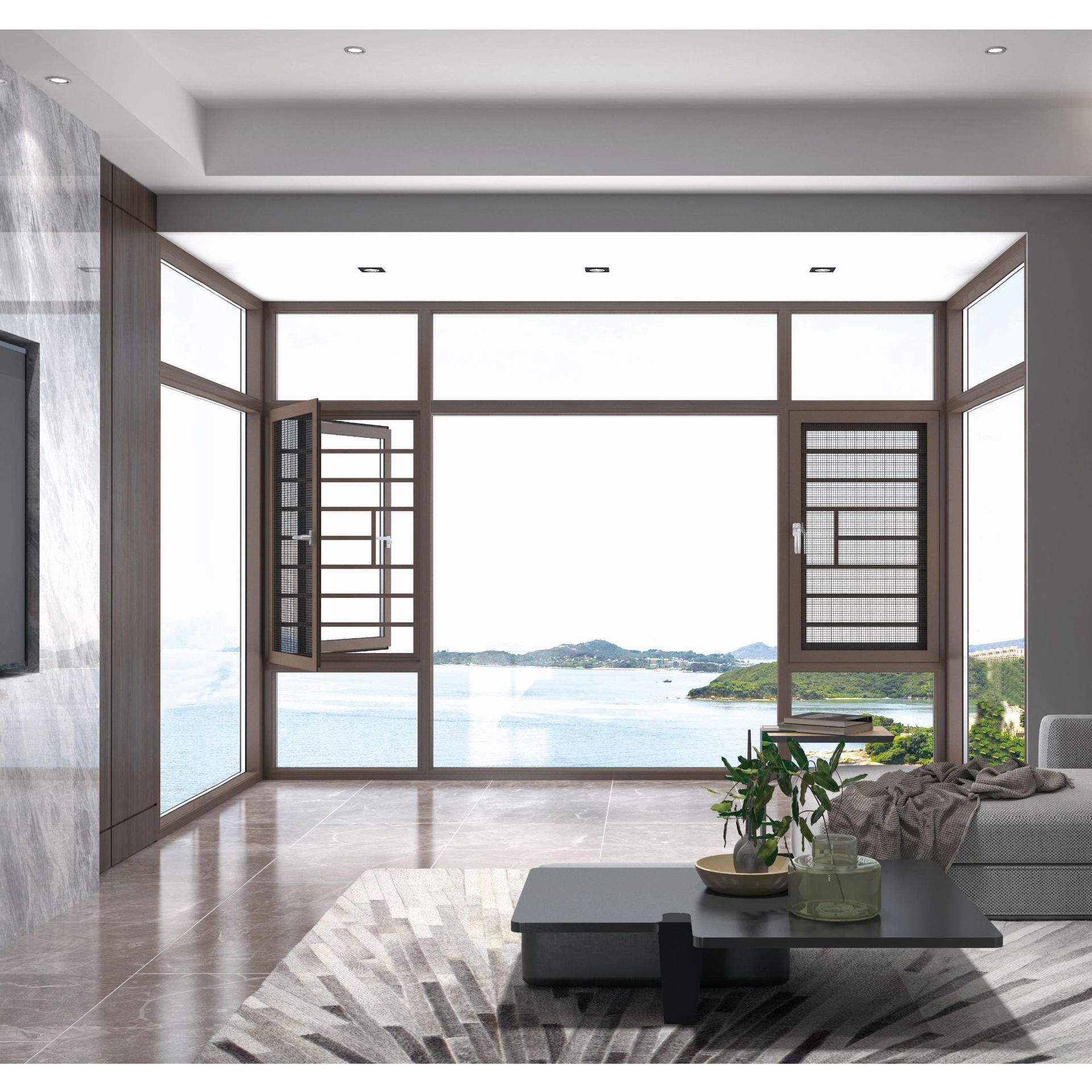 佛山工家直供铝合金门窗客厅室内推拉门隔音隔热平移玻璃门