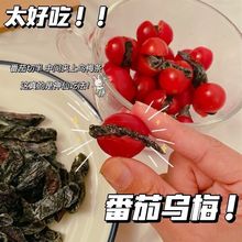 乌梅条强烈推荐!番茄梅干草莓夹梅无核梅肉蜜饯果脯干台湾零食