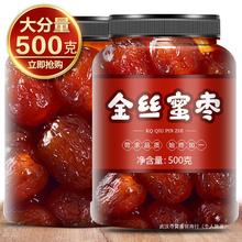 红枣零食粽子无核煲汤500g包水晶蜜饯免洗大枣蜜枣金丝