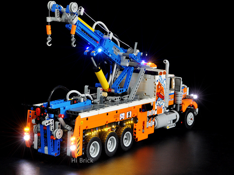 hibrick灯饰 兼容乐高42128重型拖车科技机械组 积木配套led灯饰