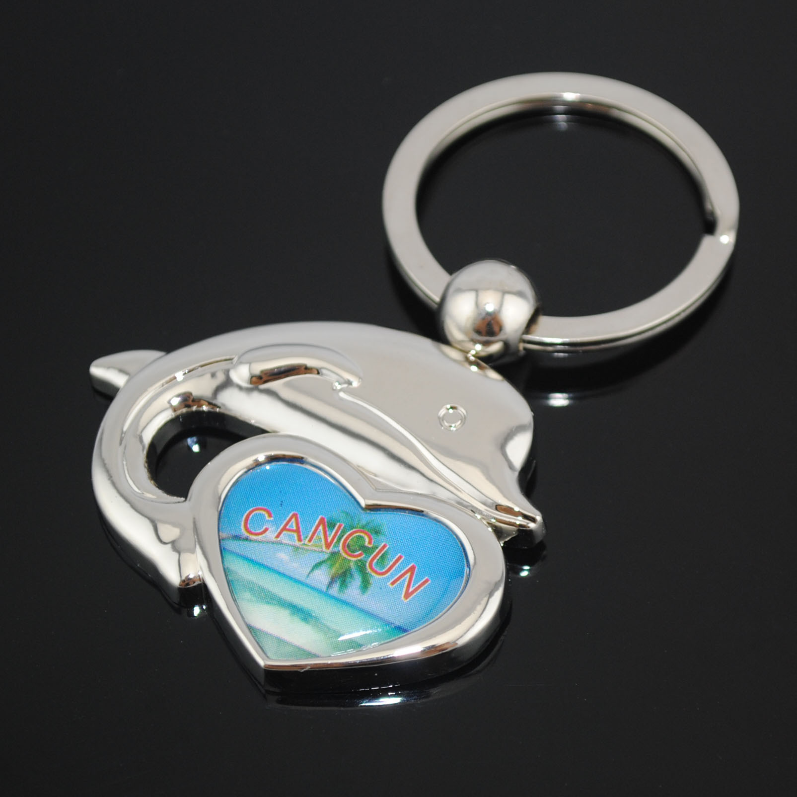 Factory Customized Creative Metal Keychains Cartoon Key Ring Tourist Souvenir Advertising Gift Keychain Pendant