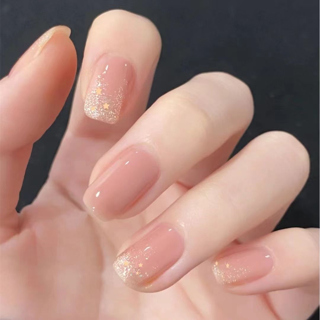 超显白果冻裸色指甲油大气简约不可剥持久不掉色防水无毒学生低调