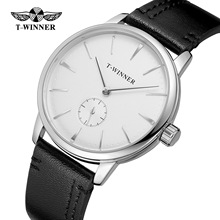 新款  T-WINNER 防水机械手表 男款时尚休闲 手动机械手表