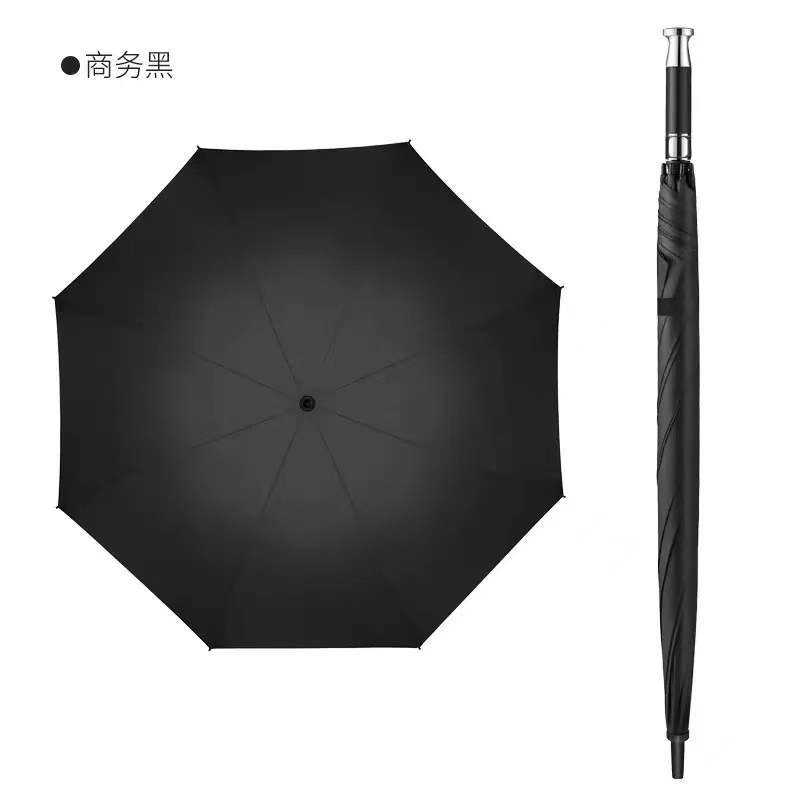 27-Inch Large Umbrella Surface Golf Umbrella Printed Logo Straight Rod Long Handle Umbrella Advertising Umbrella Oversized Sun Umbrella Wholesale