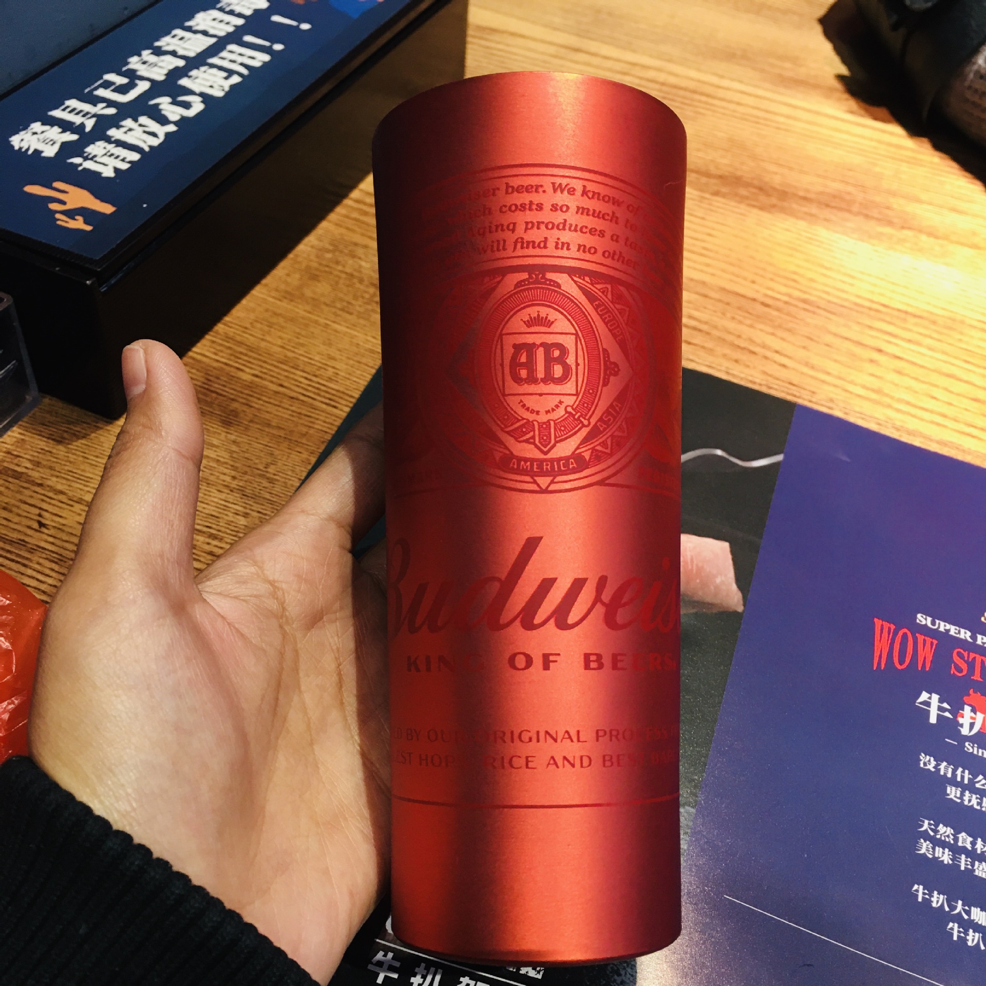 铝制百威啤酒杯可乐饮料铝杯速冻杯各种形状各种容量印刷logo