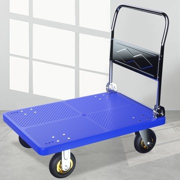 小拉车手推车拉货折叠搬运平板车小推车手拖车家用携静音快递