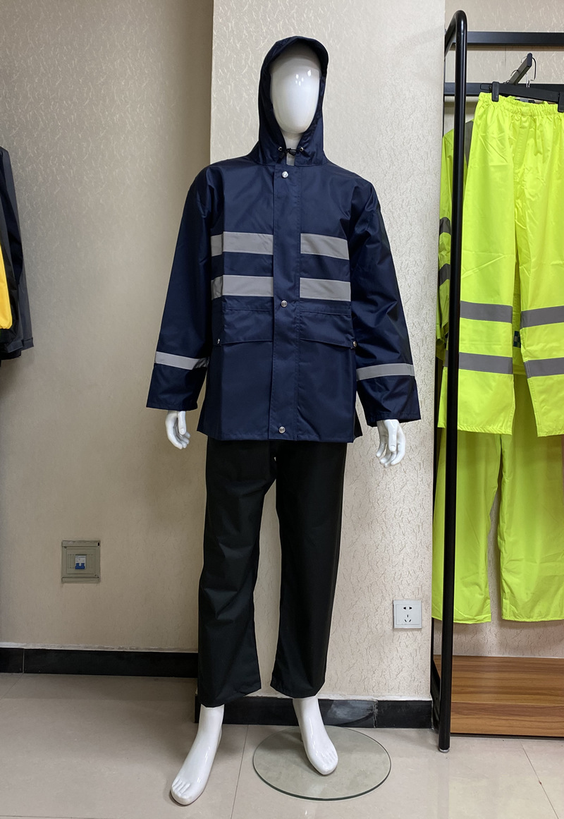 华海雨衣分体套装雨衣雨裤分体式环卫反光防暴雨防汛救援应急雨衣