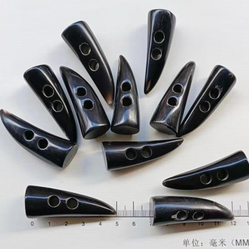 真牛角尖钮扣水牛角扣大衣门襟扣风衣牛角扣风衣扣裘皮扣button