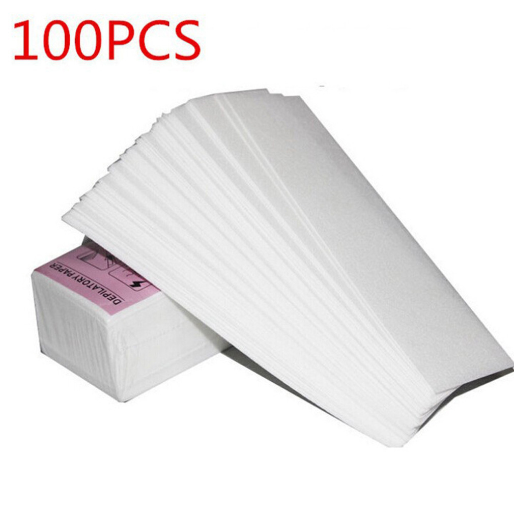 蜡纸hair remover epilator nonwoven wax strip paper 100片脱毛
