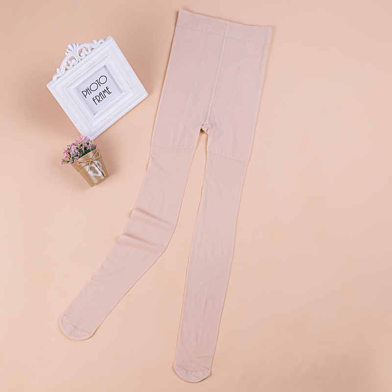Children's Stockings Girls' Spring and Summer Thin Silk Stockings White Exercise Dance Socks Anti-Snagging Bottoming Pantyhose