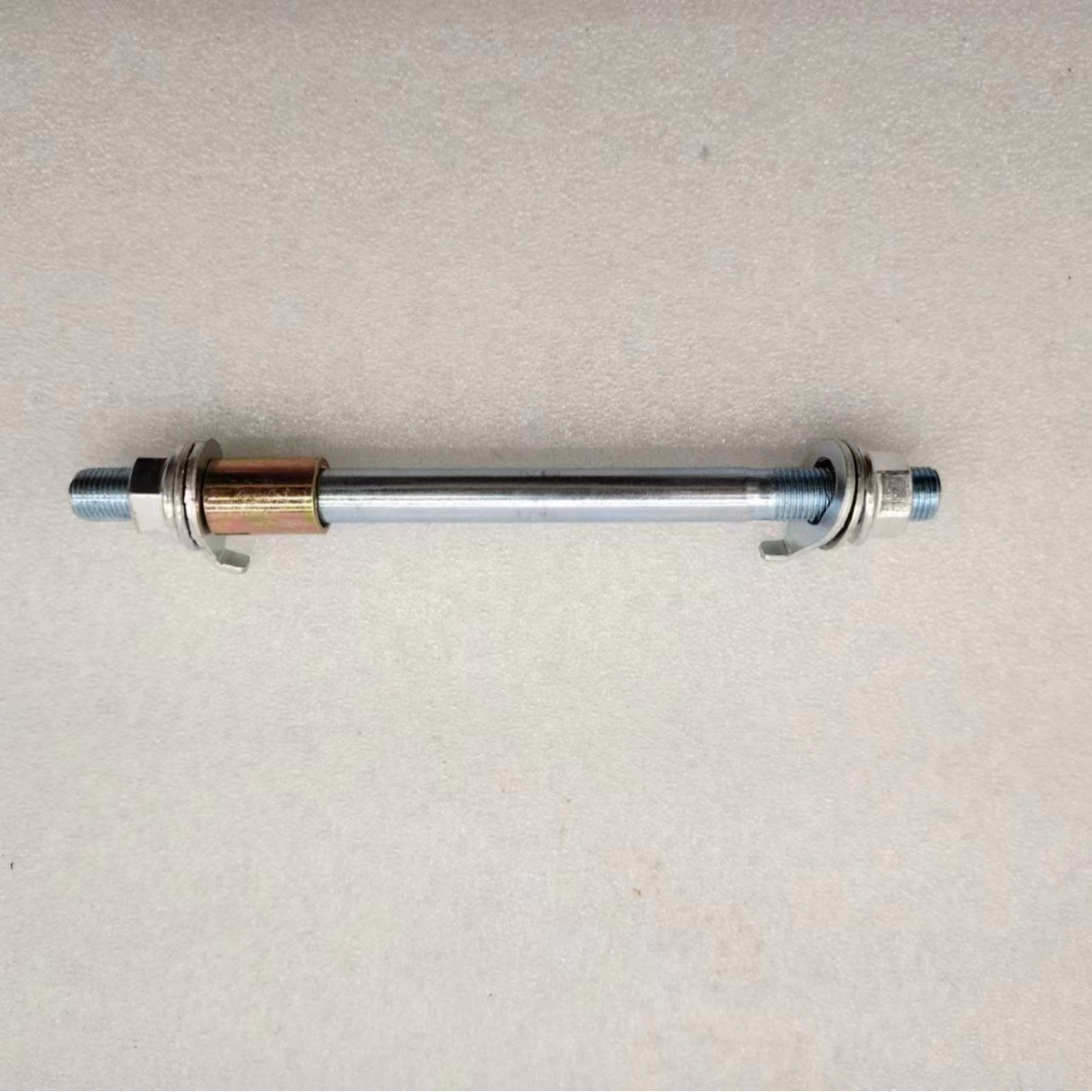 电动自行车 三轮车前轴前轮车轴10mm车轴铁棍轮杆车轴 电动车配件