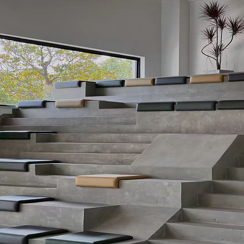 商业休闲户外l型防水防滑皮革坐垫 台阶阶梯咖啡厅防滑皮革坐垫