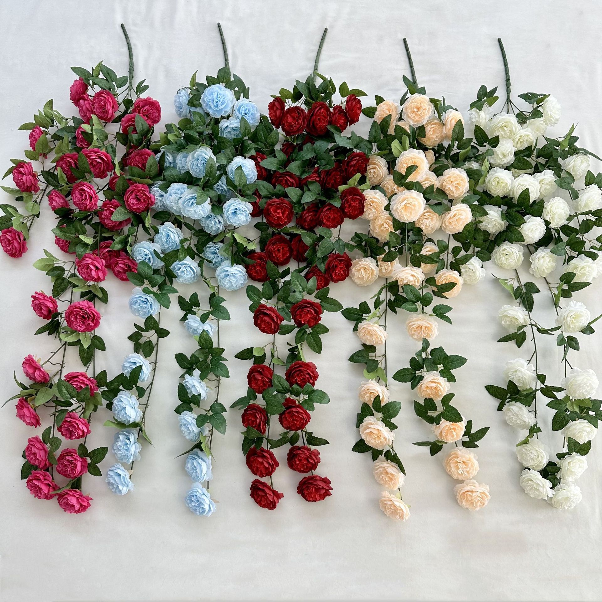 Mei Liyang Peony Wall Hanging Artificial Flower Background Wall Show Window Decoration Fake Flower Outdoor Wedding Atmosphere Decoration Flower