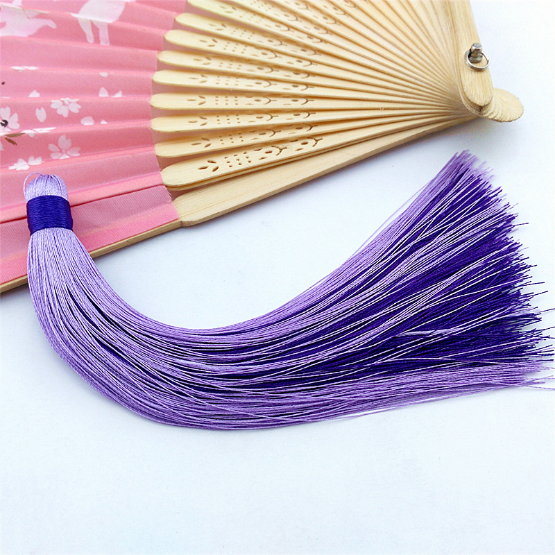 套管双色流苏 diy手工半成品腰佩古风汉服挂件材料扇子压襟穗子
