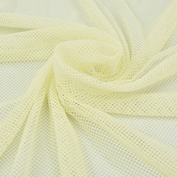 严选95g薄锦纶网布面料尼龙网眼弹力透气速干衣服运动服内衬布料