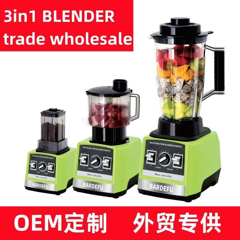 foreign trade 3l three-in-one cytoderm breaking machine large capacity multifunctional 3in1 juicer meat grinder cooking machine mixer