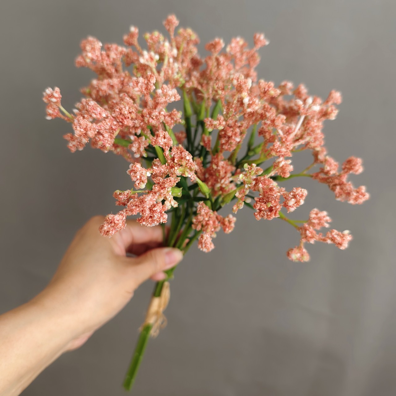 仿真扎束米兰果满天星夜来香婚庆花束手捧花配材现货库存批发